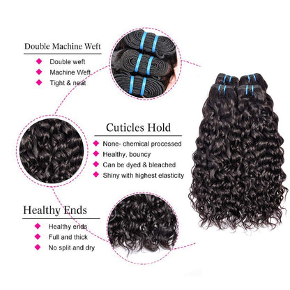Brazilian Curly Wavy Wefts (Bundles/Weave)