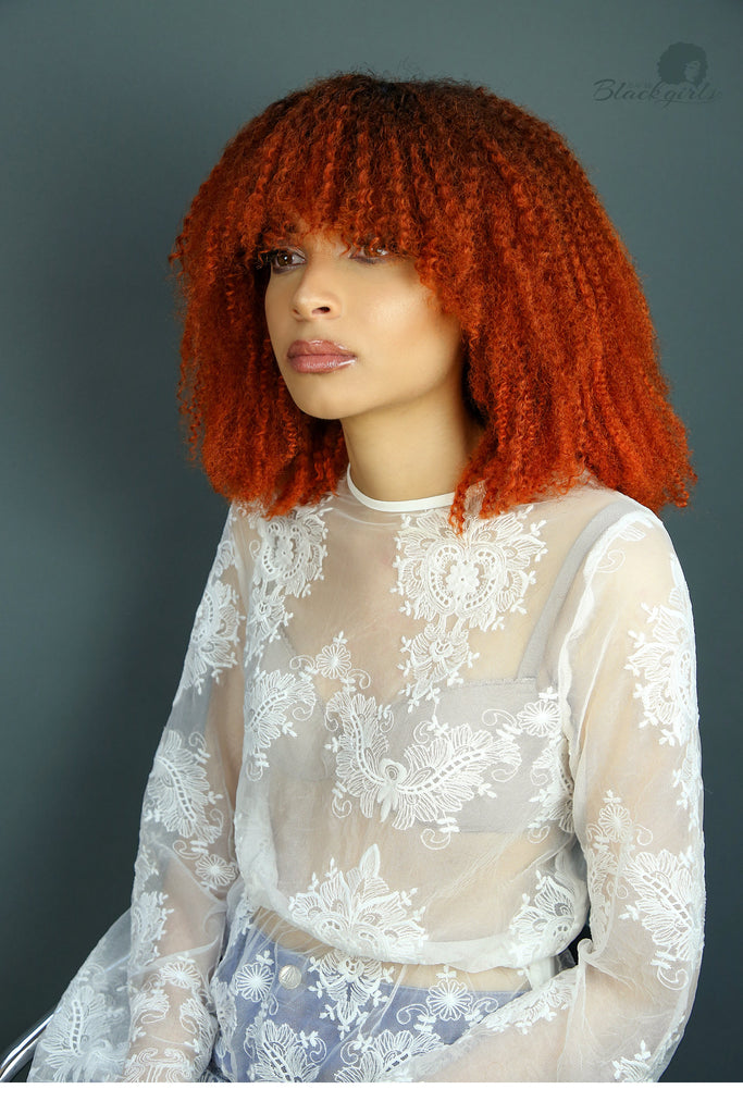 Kinky Coarse Afro Lace Front Wig 13x4