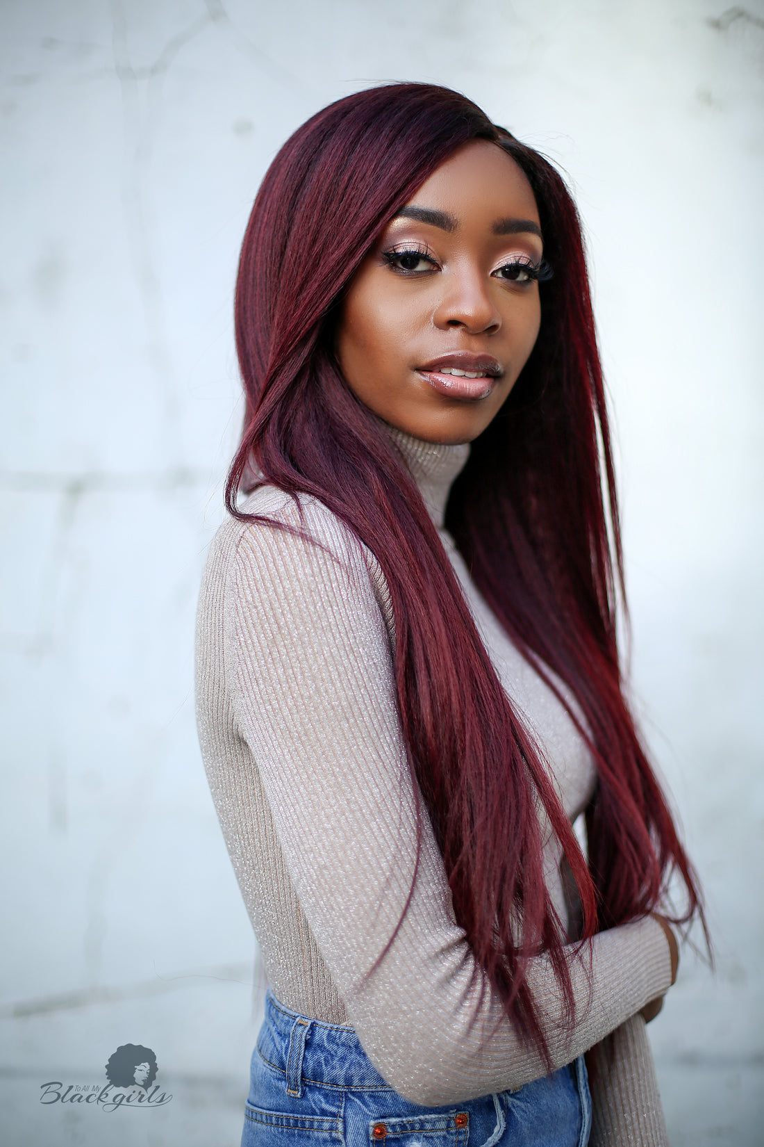 Kinky Straight Yaki Lace Front Wig 13x4&quot;/ 5x5&quot;
