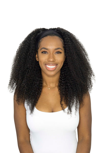 Kinky Curls Curly Headband Wig