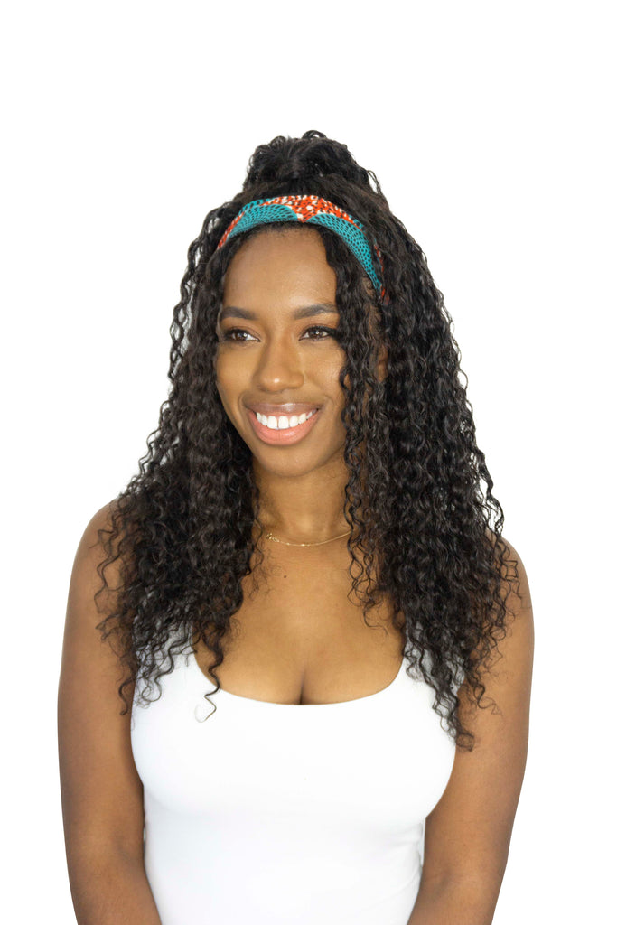 Brazilian Curly Wavy Headband Wig