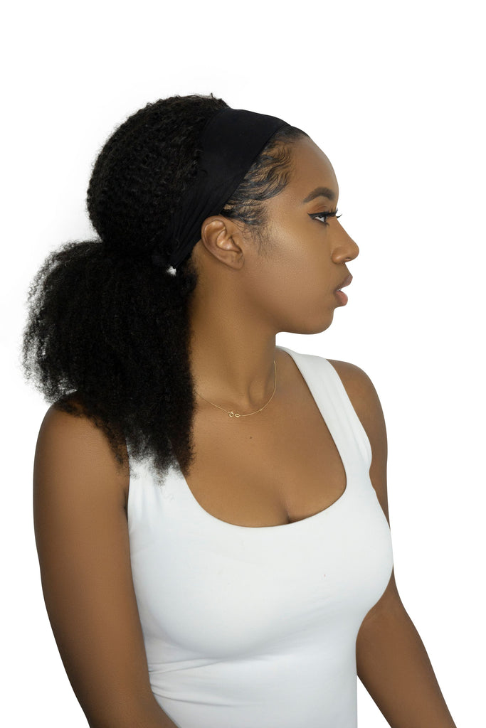 Kinky Coarse Afro Headband Wig