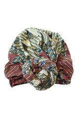 Kente/Ankara Turban Doughnut head wrap, fan and head band