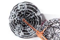 Kente/Ankara Turban Doughnut head wrap, fan and head band