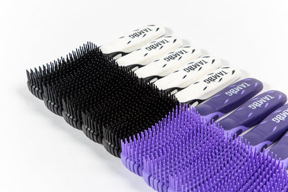 Detangler brush for thick Afro kinky curly hair