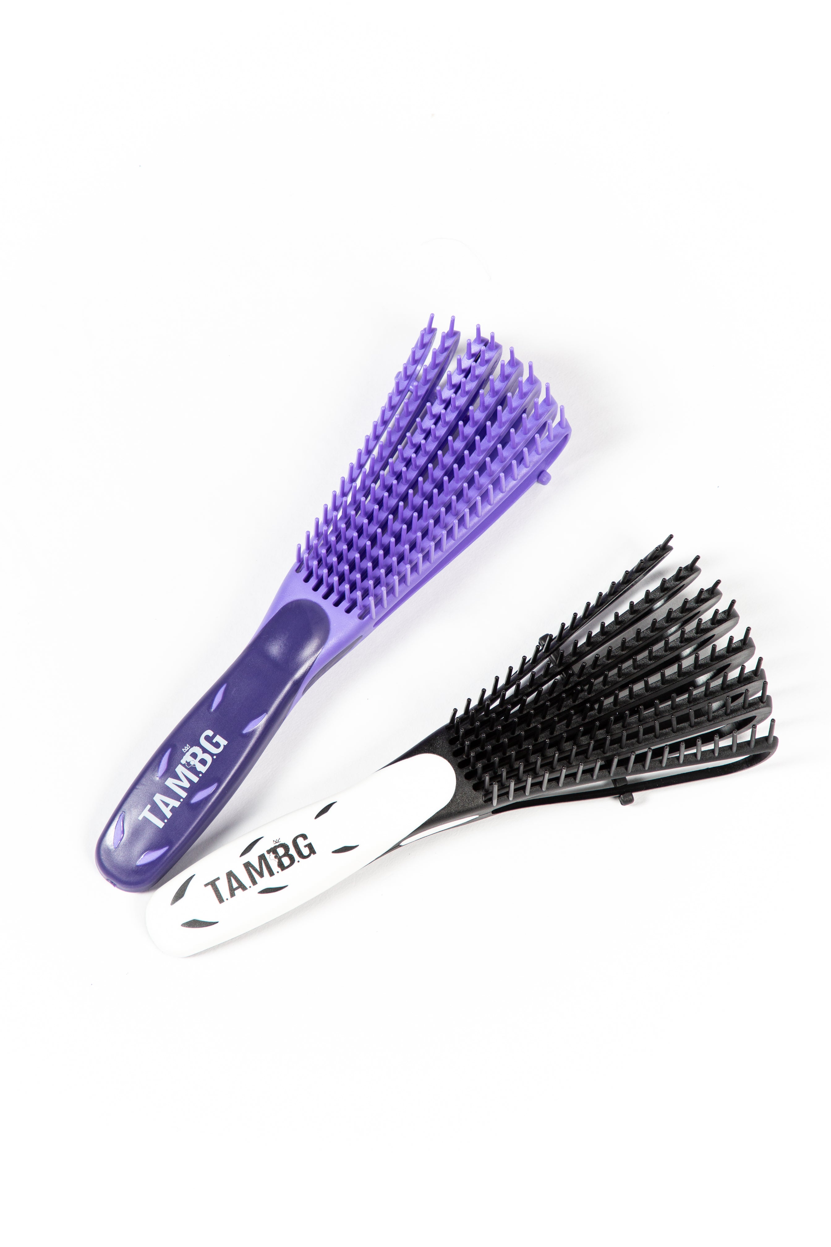 Detangler brush for thick Afro kinky curly hair