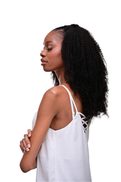 Kinky Coarse Afro U/V-Part Wig
