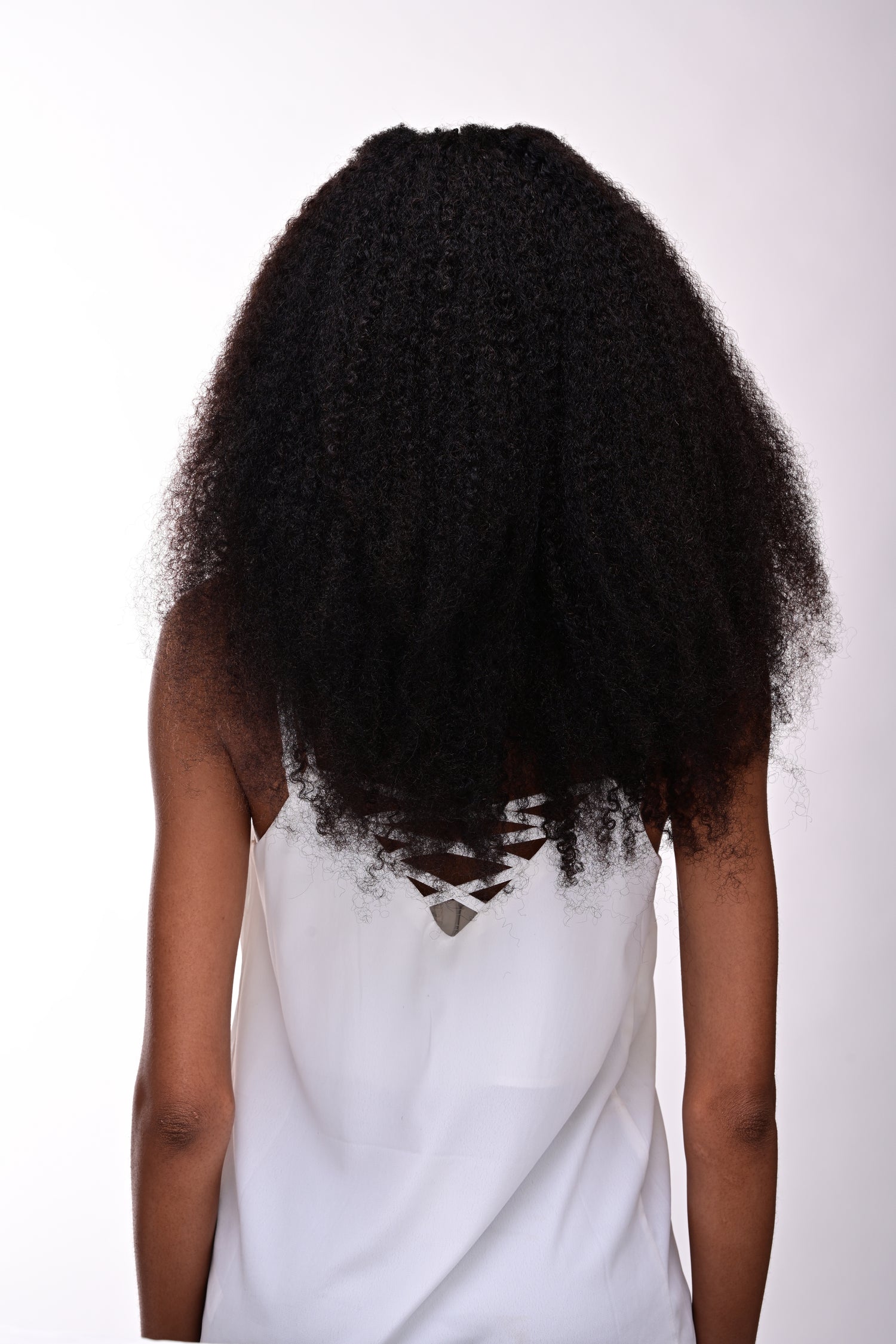 Kinky Curls Curly U/V-Part Wig
