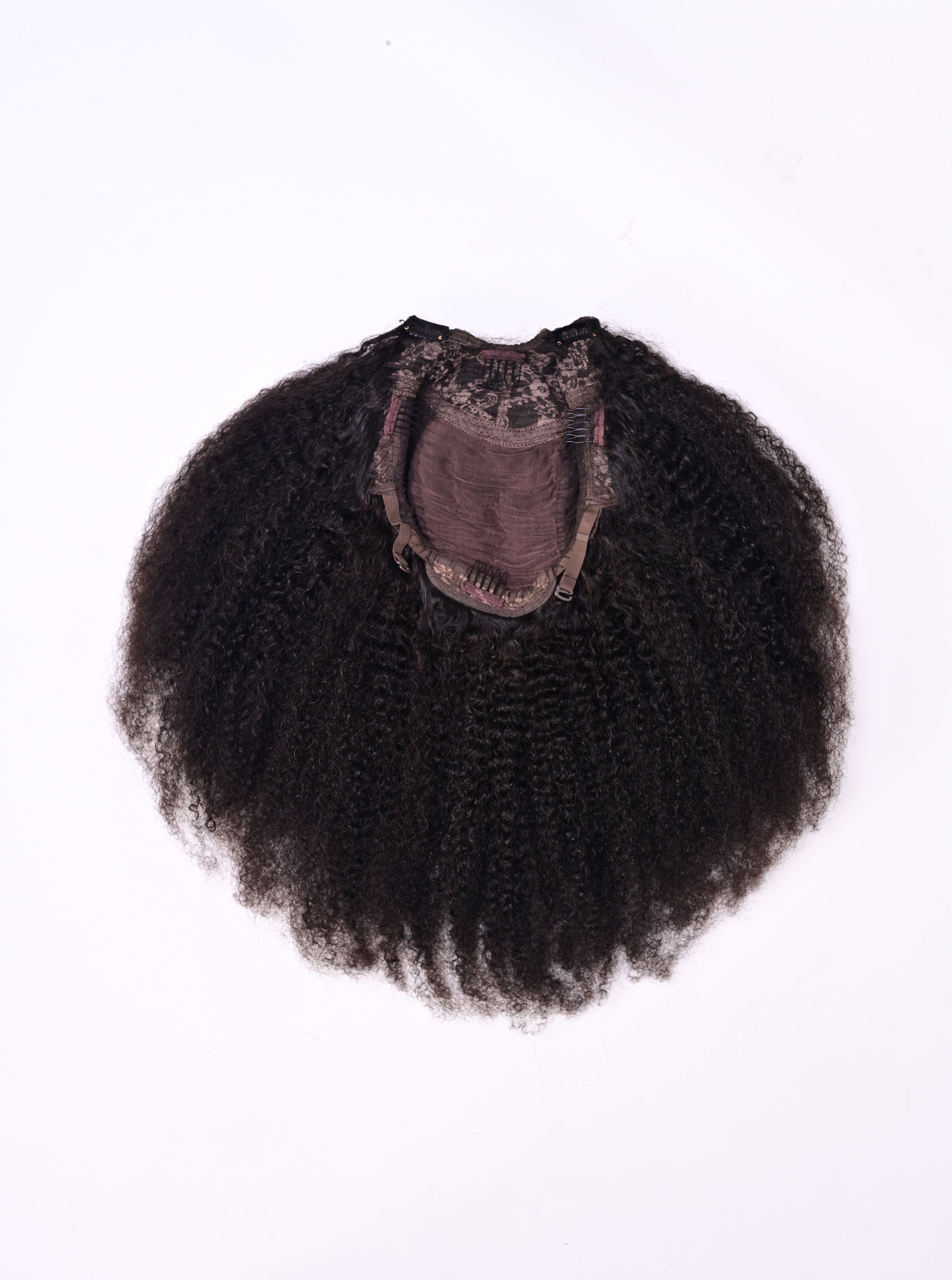 Kinky Curls Curly U/V-Part Wig