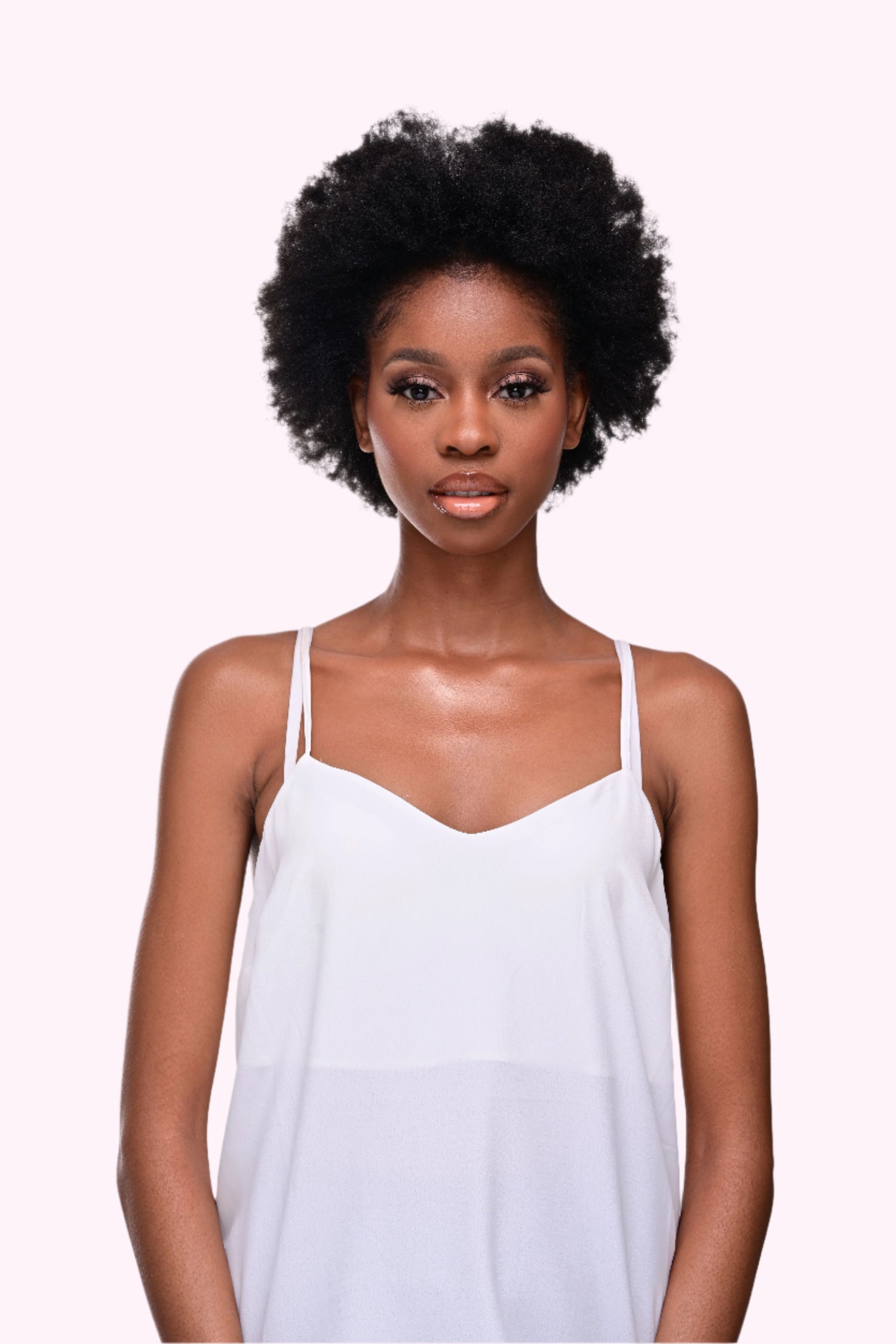 Kinky Curls Curly U/V-Part Wig