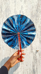 Kente/Ankara Turban Doughnut head wrap, fan and head band