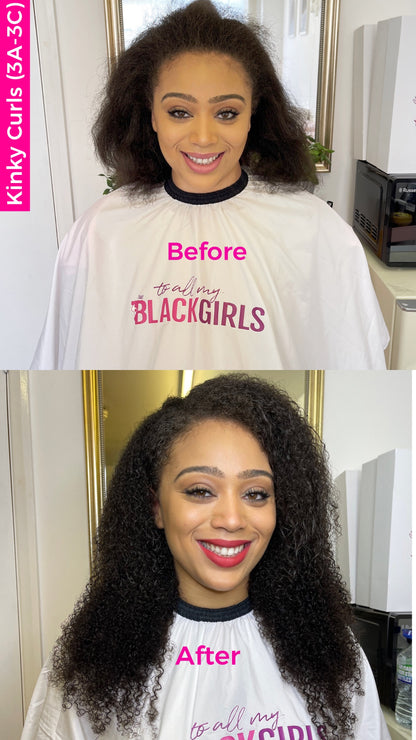 Curly Microlinks (I-tip) Hair Extensions- Natural Kinky, Curly, Coily, Coarse, Yaki &amp; Afro