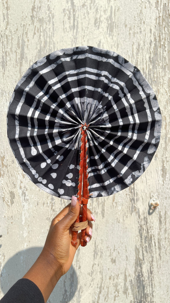 Kente/Ankara Turban Doughnut head wrap, fan and head band