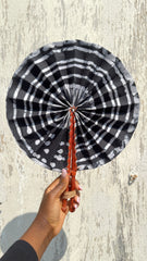 Kente/Ankara Turban Doughnut head wrap, fan and head band