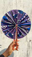 Kente/Ankara Turban Doughnut head wrap, fan and head band