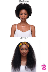 Brazilian Curly Wavy Headband Wig